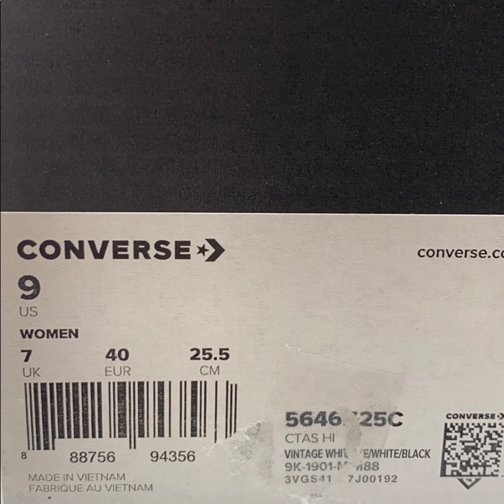 Converse Chuck Taylor AS High Top Vintage White W - Picture 8 of 8